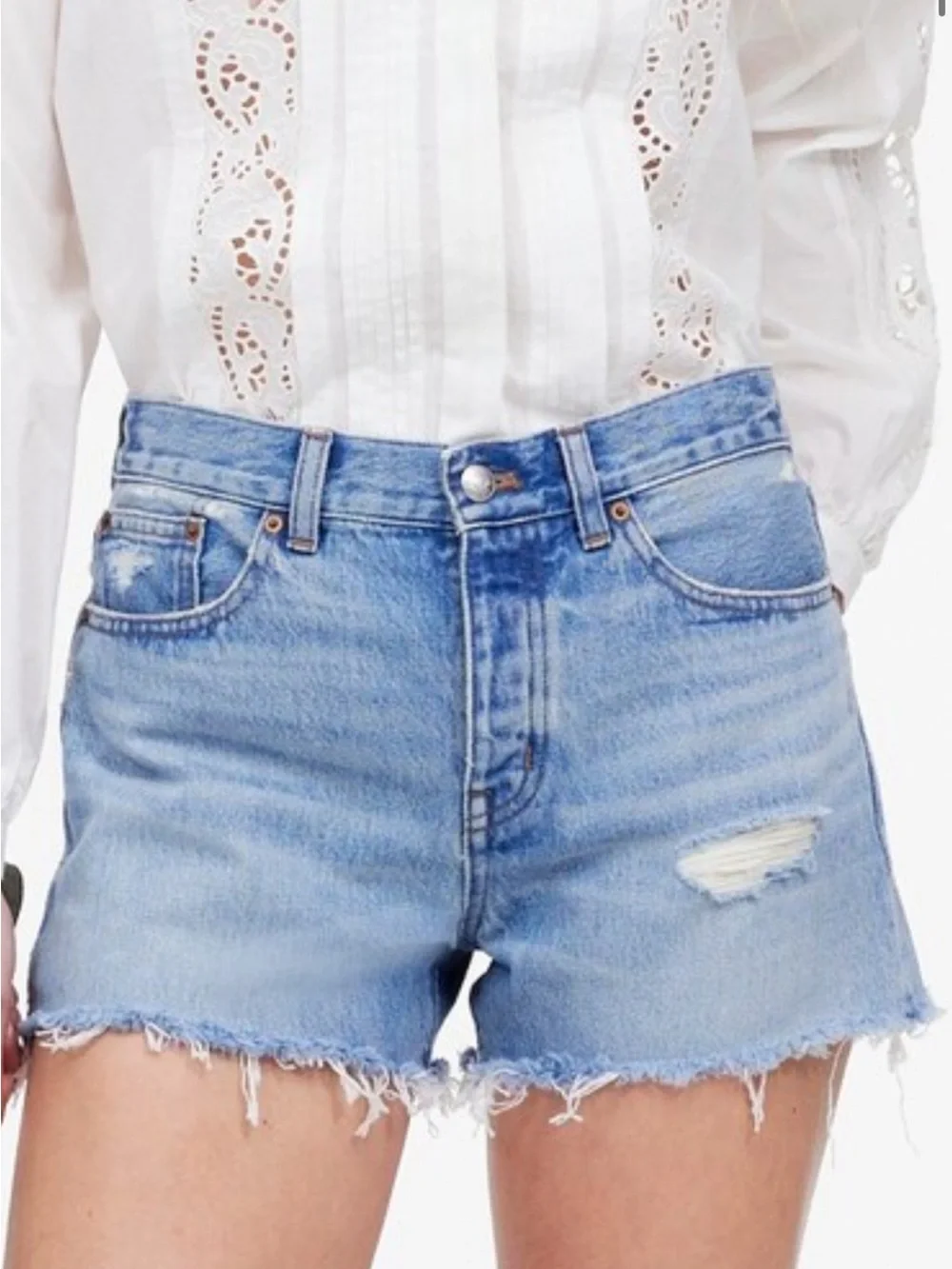Madewell The Brynn Short (relaxed denim shorts)